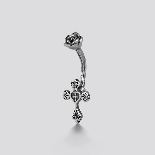 ETERNAL ROSE FAITH BELLY BUTTON RING