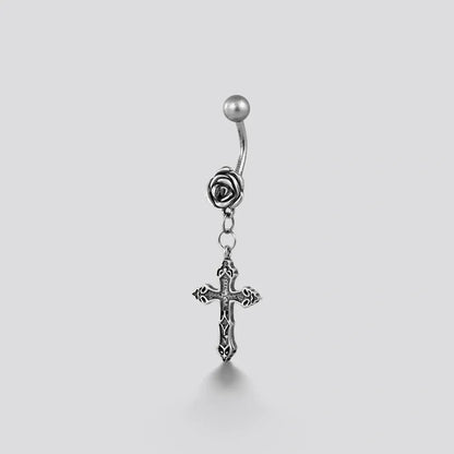 DIVINE ROSE BELLY BUTTON RING