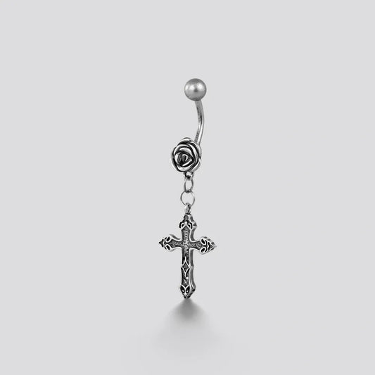 DIVINE ROSE BELLY BUTTON RING
