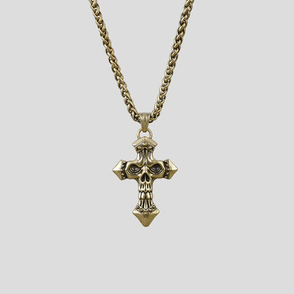 SKULL CROSS NECKLACES