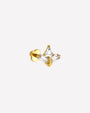 Apex Prism Flatback Stud Gold Crystal Clear - Image 11