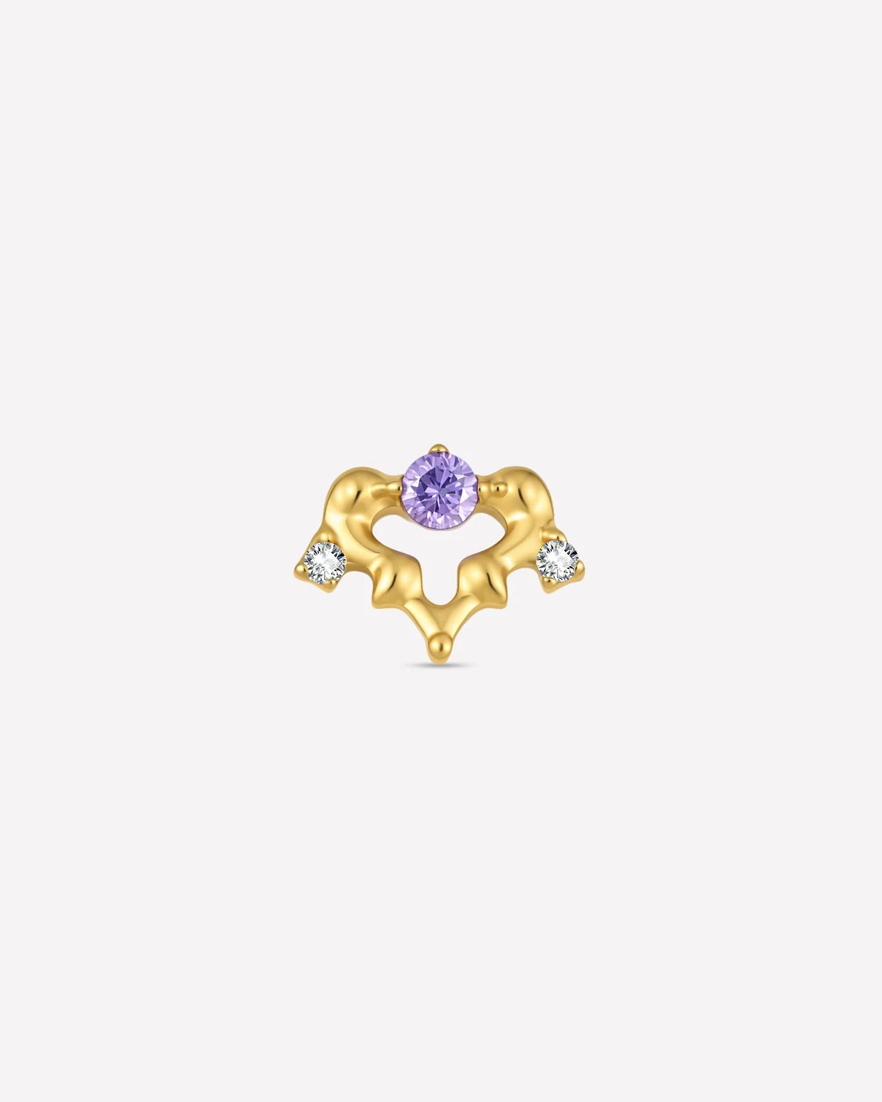 Arabesque Bloom Flatback Stud - Product image 1 - CS-KSD-0071-TI-J-ZL