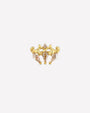 Crowned Constellation Flatback Stud Gold - Image 1