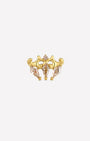 Crowned Constellation Flatback Stud Gold - Image 1