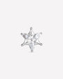 Marquise Star Bloom Flatback Stud Silver Crystal Clear - Image 1