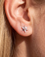 Marquise Star Bloom Flatback Stud Silver Crystal Clear - Image 3