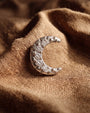 Silverlight Crescent Flatback Stud Silver Crystal Clear - Image 7
