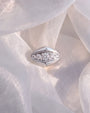 Luminous Gaze Flatback Stud Silver - Image 2