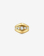 Luminous Gaze Flatback Stud Gold - Image 1