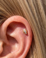 Luminous Gaze Flatback Stud Gold - Image 3