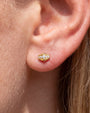 Luminous Gaze Flatback Stud Gold - Image 4