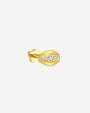 Luminous Gaze Flatback Stud Gold - Image 5