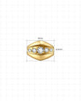 Luminous Gaze Flatback Stud Gold - Image 9