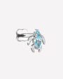 Thalassa Sea Turtle Flatback Stud - Silver Ocean Mist - image 10