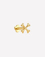 Crossbones Flatback Stud - Gold - image 6