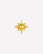 Solar Gaze Starburst Flatback Stud - Gold - image 1