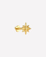 Solar Gaze Starburst Flatback Stud - Gold - image 10