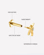 Gold Crystal Clear manta ray product details