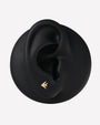 Reef Angel Flatback Stud - Gold with clear cubic zirconia - product and styling view 8