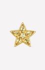 Starfruit Glow Flatback Stud - Gold Threadless - Image 1