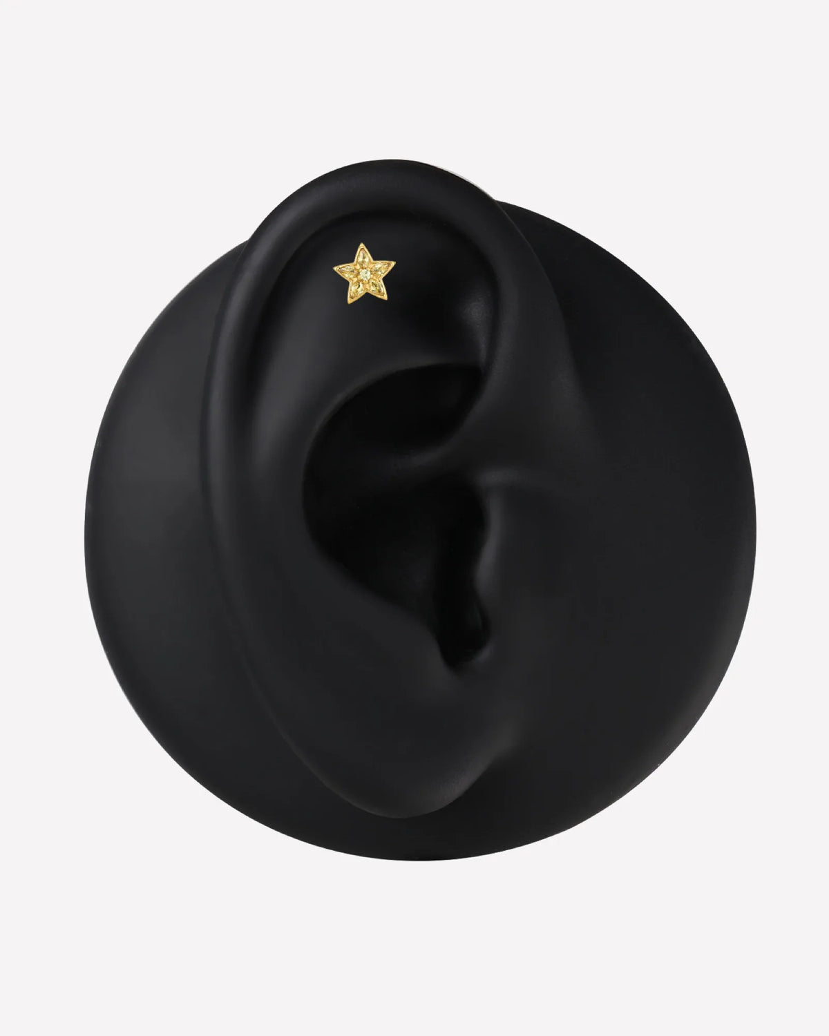 Starfruit Glow Flatback Stud - Gold Threadless - Image 8