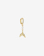 Mermaid Glow Drop Earrings Gold Crystal Clear product detail