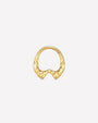 Molten Tide Clicker Ring Gold front view