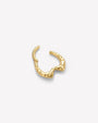 Molten Tide Clicker Ring Gold side view