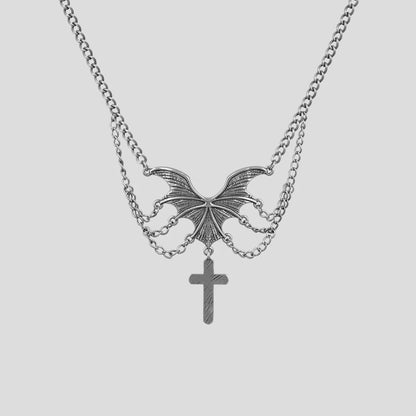 MYSTIC CROSS WINGS NECKLACES