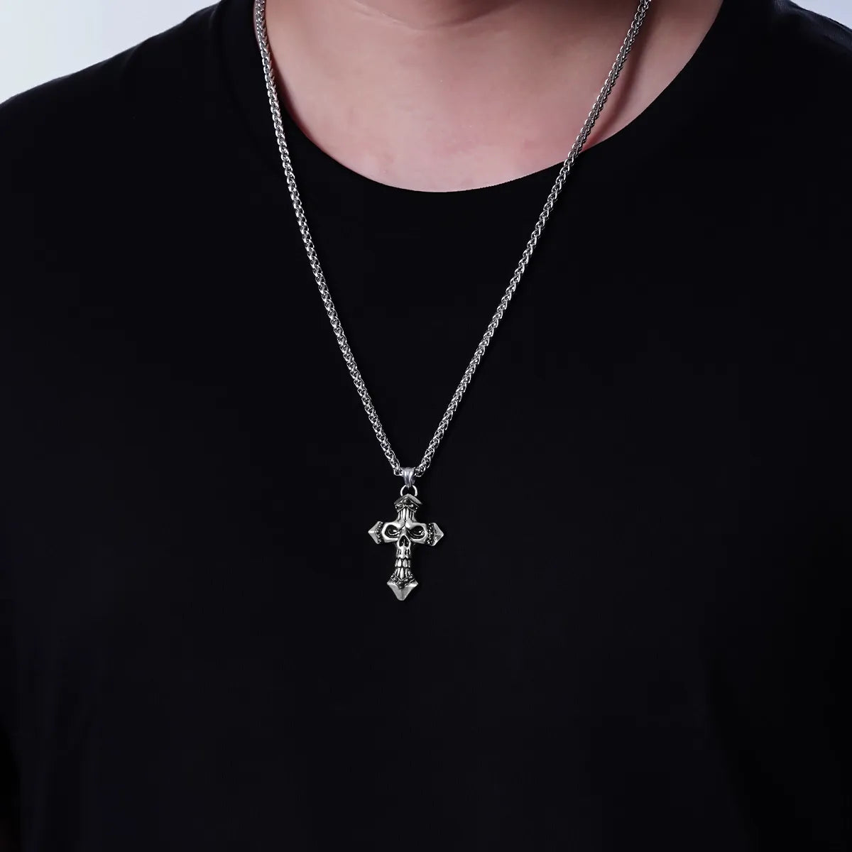 SKULL CROSS NECKLACES