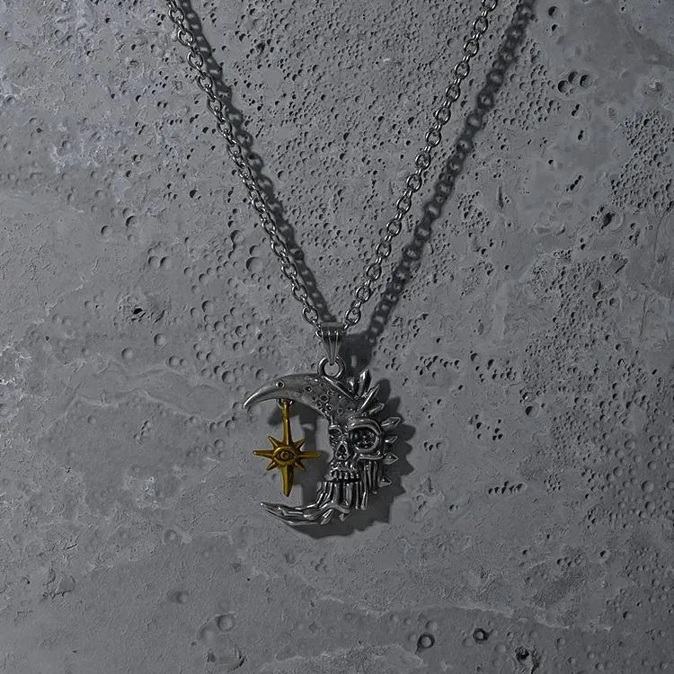 MYSTIC MOON SKULL NECKLACES