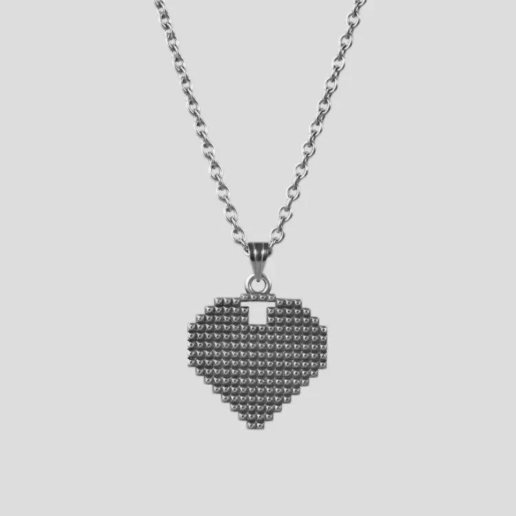 PIXEL HEART NECKLACES