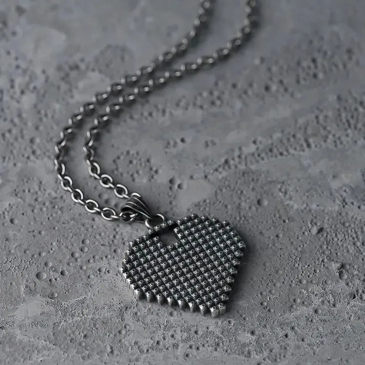 PIXEL HEART NECKLACES