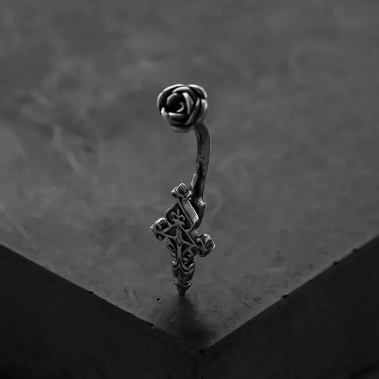 ETERNAL ROSE FAITH BELLY BUTTON RING