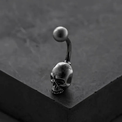 SHADOW SKULL BELLY BUTTON RING