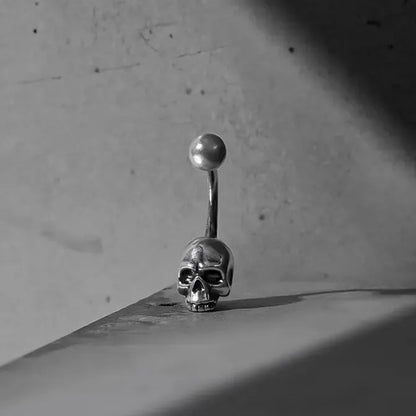 SHADOW SKULL BELLY BUTTON RING