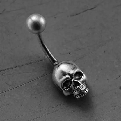 SHADOW SKULL BELLY BUTTON RING