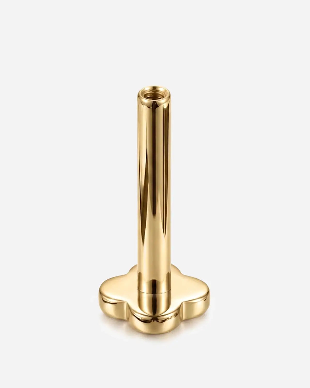 Internally Threaded Flatback Titanium Labret Post