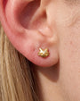 Phantom Cat Flatback Stud gold lobe styling