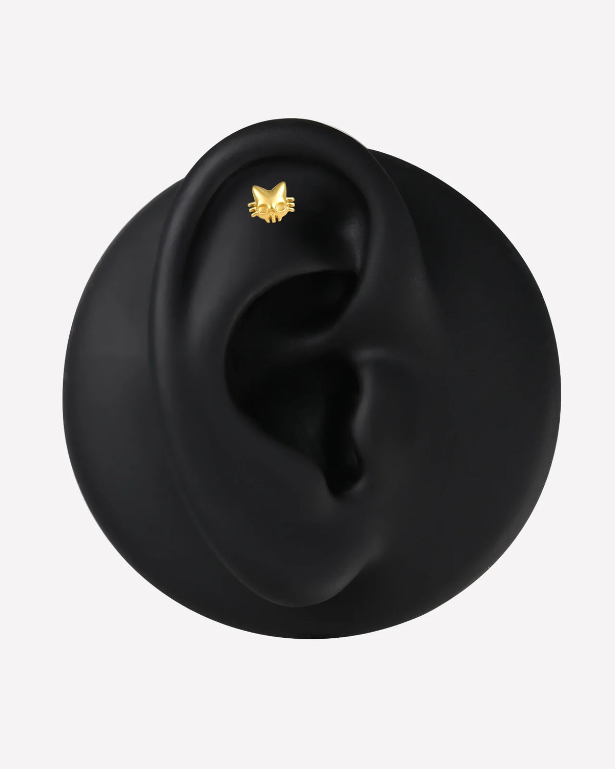 Phantom Cat Flatback Stud gold product view 4