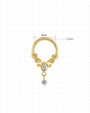 Regal Waltz Clicker Ring gold 8mm 16G size guide