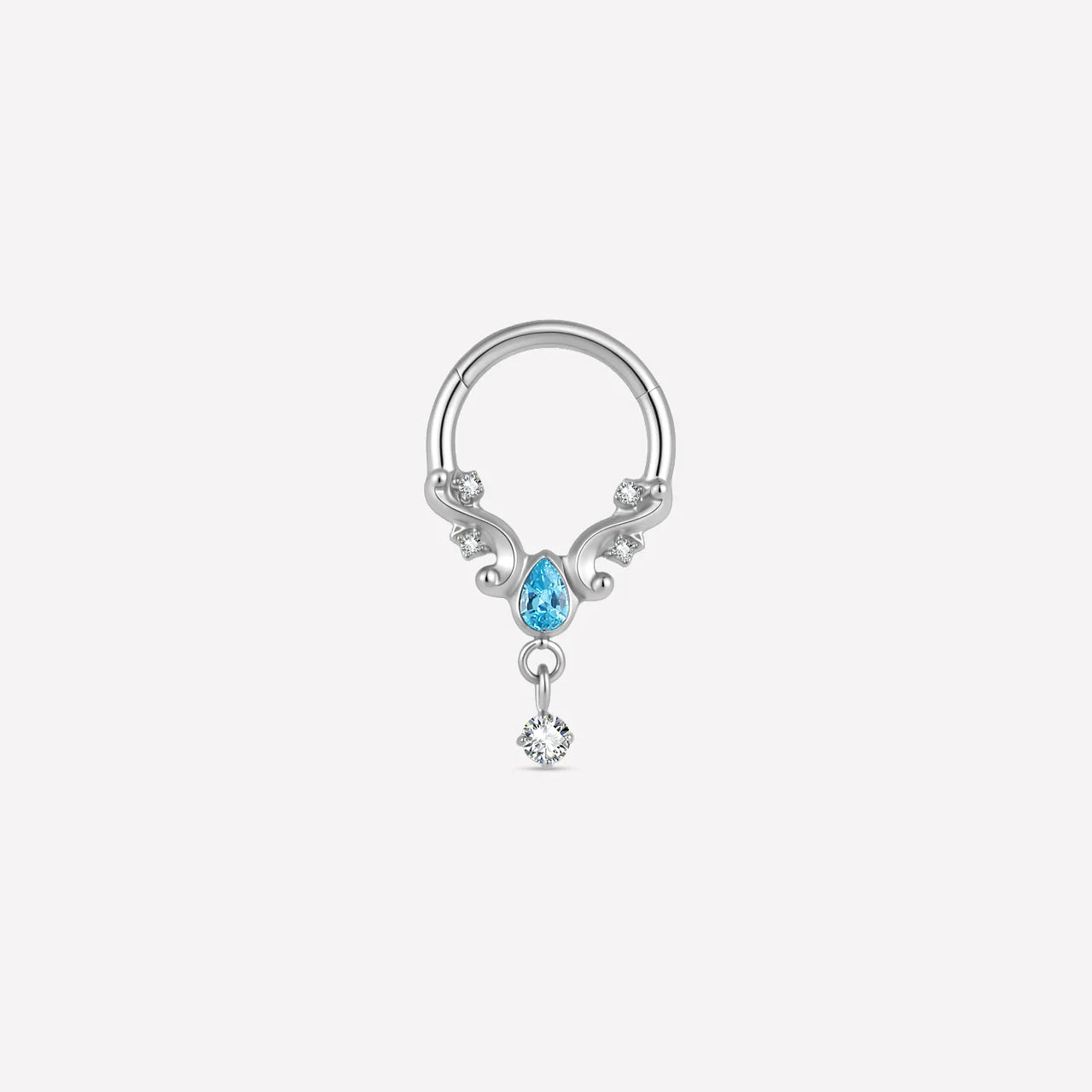 Regal Waltz Clicker Ring silver product view 1
