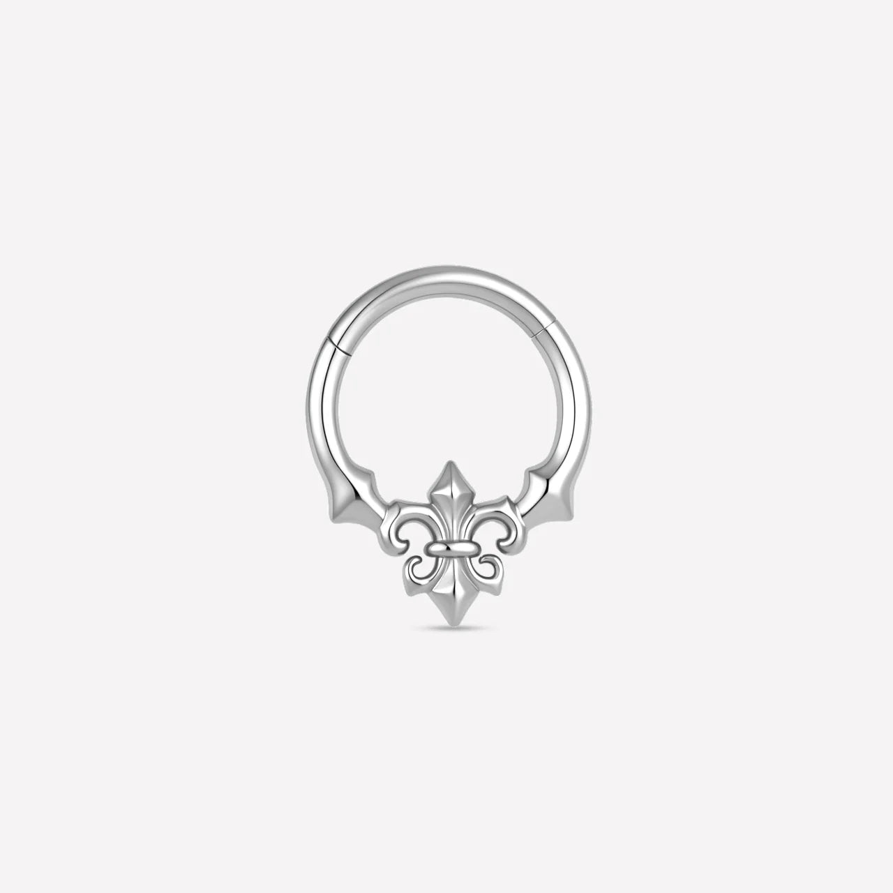 Royal Fleur Clicker Ring silver product view 1