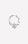 Royal Fleur Clicker Ring silver product view 1