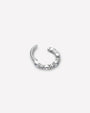 Starlit Rhythm Huggie Clicker silver open hinged closure